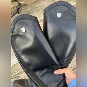 Tucci Swarovski Crystal Riding Boots